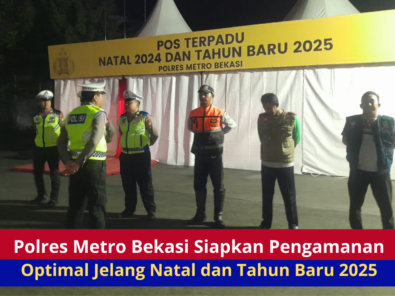 Polres Metro Bekasi Siapkan Pengamanan Optimal Jelang Natal dan Tahun Baru 2025