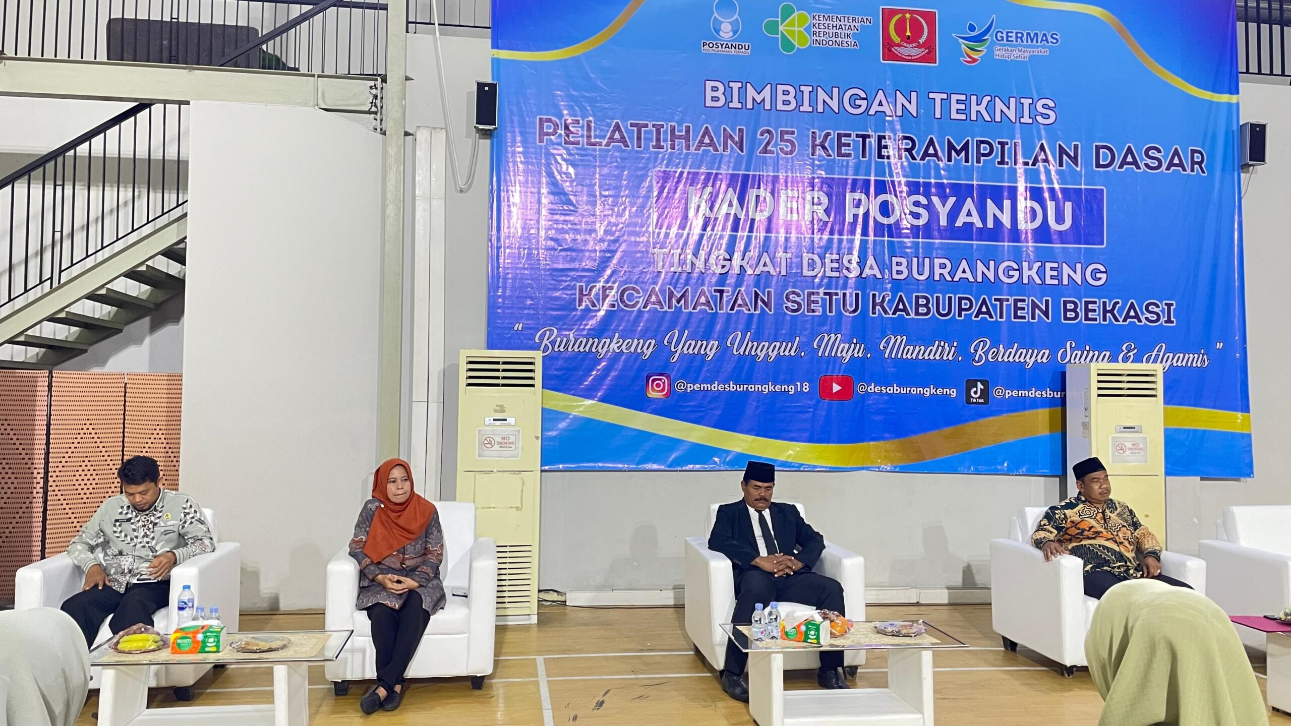 pemerintahan Desa Burangkeng Gelar Edukasi kepada Para Kader posyandu agar berikan pelayanan 25 kali primer yang berkualitas