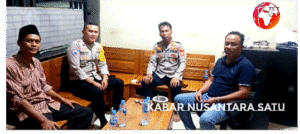 Kapolsek  Cibarusah  AKP  Widi  Muldiyanto  Kunjungi  Lurah  Iwan   Setiawan   Dalam   Rangka  Agenda Patroli  Lingkungan  Aman  Cibarusah  Kota