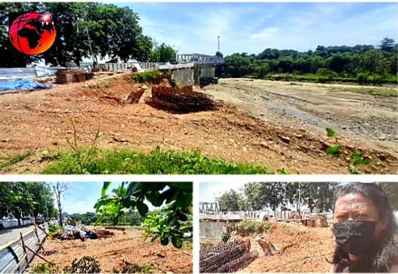 Proyek  Jembatan  Cipamingkis   Mandek, Pelaksana   Dipertanyakan ?