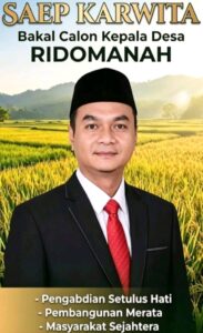 Saep Karwita Kembali Maju di Pilkades Ridomanah 2026, Usung Visi Pembangunan Merata
