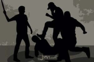 Debt  Collector  Lukai  2  Anggota  Brimob Hingga  Luka  Parah  Serang  Banten
