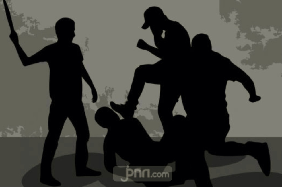 Debt  Collector  Lukai  2  Anggota  Brimob Hingga  Luka  Parah  Serang  Banten