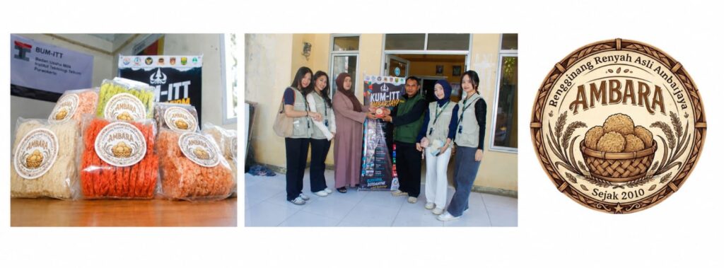 Mahasiswa Universitas Trisakti Dorong Penguatan Branding UMKM Rengginang Desa Ambarjaya